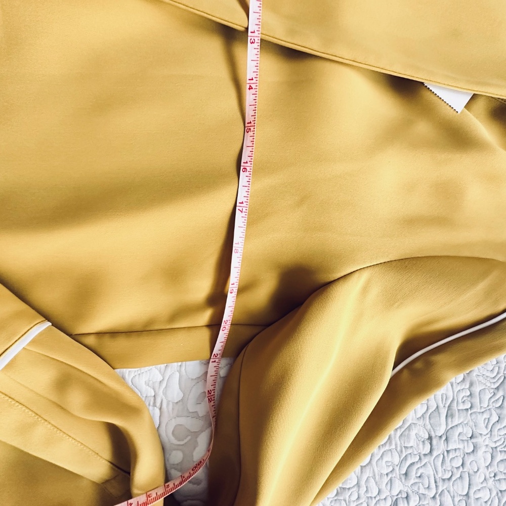 Ann Taylor Mustard Blouse View 6